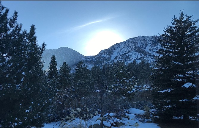 Autumn Hills resident Judit Hayden took this photo of Heavenly from her home on Sunday.