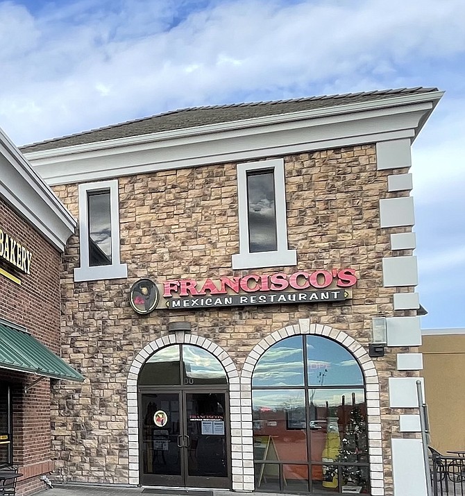 Francisco’s Mexican Restaurant at the Carson Mall on Jan. 2. Francisco’s is leaving the location at the end of April, but Carson Mall operator/owner Carrington Company hopes to have it filled with another business. The Minden Francisco’s will remain open.