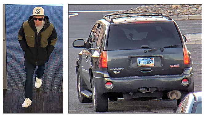 A man is being sought in connection with a Dec. 13 theft at the Best Buy in Carson Valley Plaza.