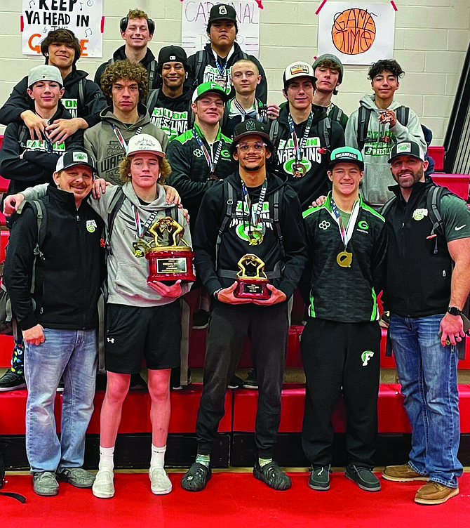 The Greenwave wrestling team finished second at a California tournament and will head back to the Golden State this weekend to wrap up the tournament season.