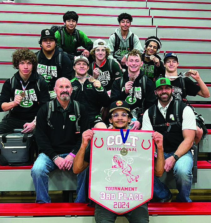 The Greenwave wrestling team ended the regular season on a high note, finishing third in a San Francisco tournament.