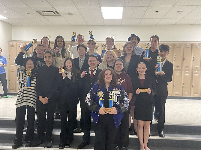 Carson High School hosted its fifth speech and debate tournament of the season during the weekend of Jan. 20, with members advancing to final rounds in nine out of 10 events.