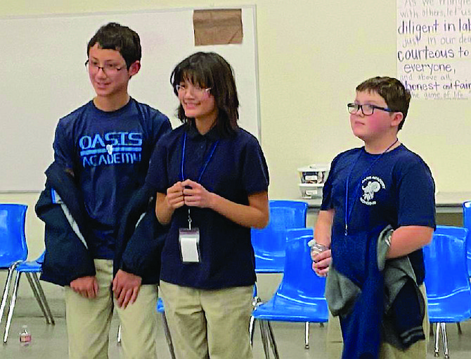 From left: Ezra Acomb, Valerie Antus and Jeremy Heath.