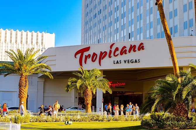 The Tropicana on the Las Vegas Strip in 2017.
