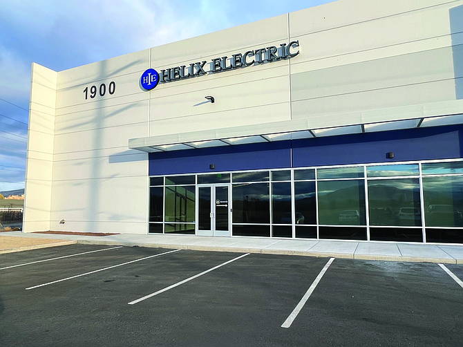 Helix Electric of Nevada recently moved into a nearly 19,000 square-foot new flex industrial building at 1900 S. McCarran Boulevard.