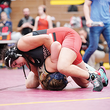 Magdalena Ramirez competed in the girl’s regional tournament at Reed High School.