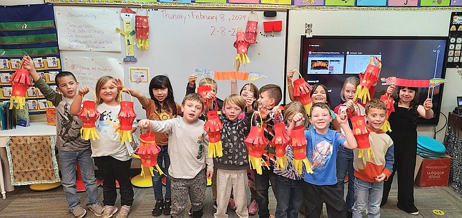 Students in Olivia Lefort's class learned about Lunar New Year.