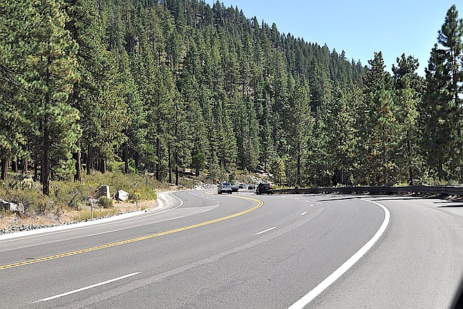 This year, the state will launch a project to repave approximately 13 miles between Stateline and Spooner Summit. NDOT Photo