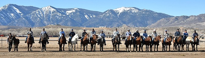 Saddle-started wild horses and trained burro offered at the NNCC adoption event Feb. 24.