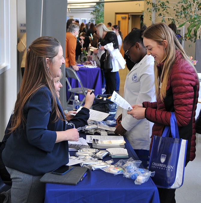 The annual WNC Nursing Job Fair provides nursing and certified nursing assistant students with the opportunity to meet with representatives of hospitals, health care facilities and higher education institutions.