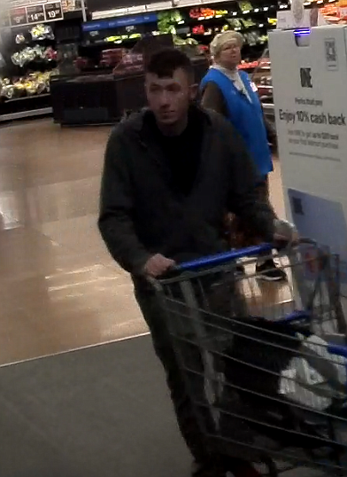 An unknown suspect stole a wallet and used the stolen credit cards to purchase items at multiple locations, according to a press release.
