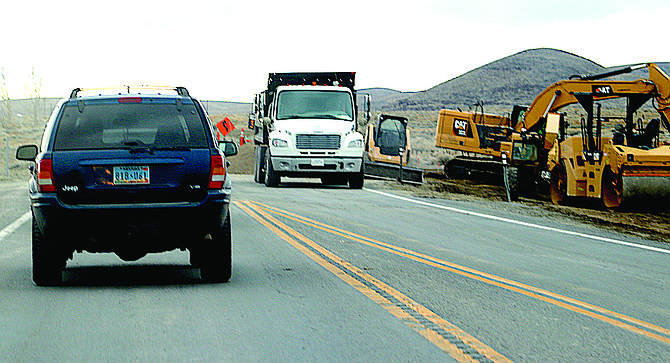 The Nevada Department of Transportation has begun work on U.S. Highway 50 between Leeteville Junction and Silver Springs.