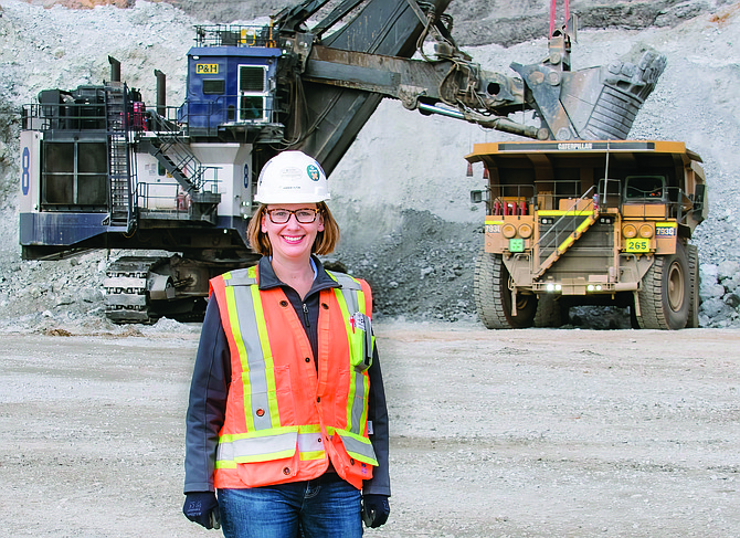 Amanda Hilton was named president of the statewide Nevada Mining Association in October.