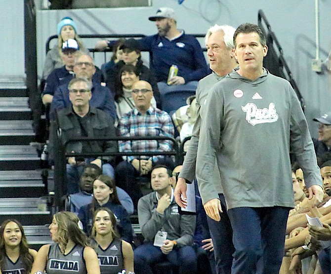 Nevada head coach Steve Alford, shown earlier this season, has led the Wolf Pack to a 23-6 record with three games left in the regular season.