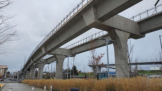 The Lynnwood Link light rail is currently being built from Northgate Station to four stations in Snohomish County. The four stations will open in 2024, with two in Shoreline, one in Mountlake Terrace and one in Lynnwood.