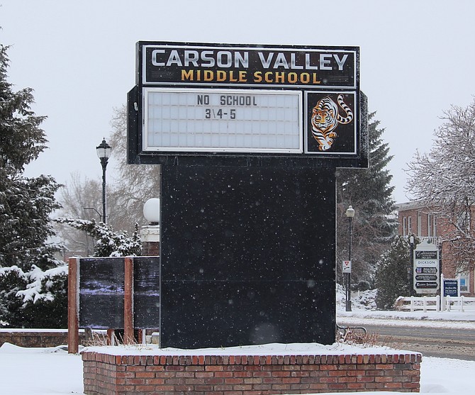 Carson Valley Middle School is located in Gardnerville behind the Carson Valley Museum & Cultural Center.