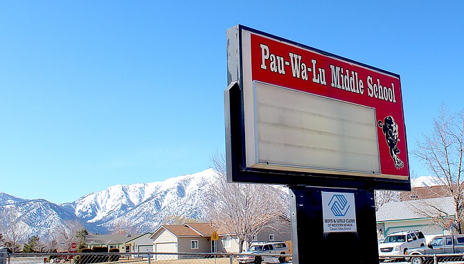 Pau-Wa-Lu Middle School is located in the Gardnerville Ranchos.