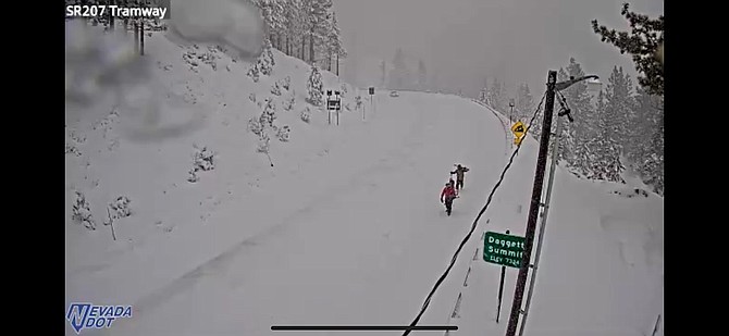 An alert reader spotted this on the Daggett Summit traffic camera over the weekend.