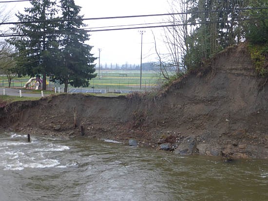 City staff are checking on erosion at Pilchuck Park to monitor for
safety.