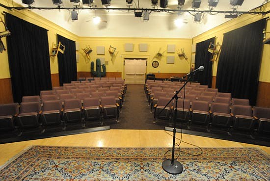 The new seats at the Thumbnail Theater in Snohomish.