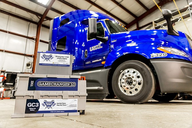 Dragonfly Energy, the green energy storage company headquartered in south Reno, is making a push to get widespread adoption of its Battle Born Batteries in the trucking industry to alleviate unnecessary truck idling when big rigs aren’t in motion.