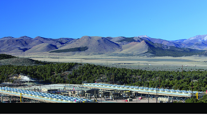 Cove Fort geothermal power plant in Beaver County, Utah. Ormat constructed the facility for Enel in 2013.