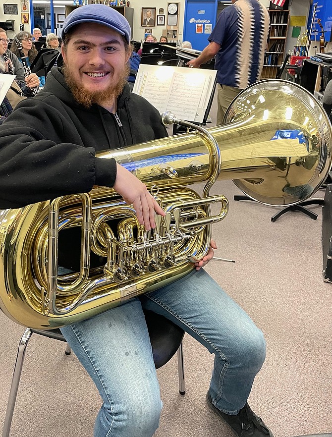 Zach Carpenter is the recipient of the 2024 Capital City Community Band Richard Doede scholarship.
