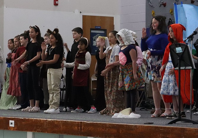 Families and guests enjoyed watching 33 students from Empire Elementary School perform the musical production of “Character Matters” on March 26, an opportunity provided by Wildhorse Children’s Theater and grant funding.