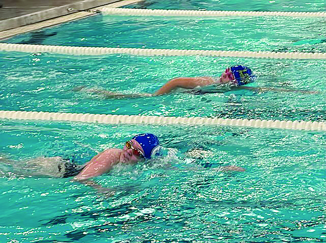 The Lowry High School swim team took on Truckee and Churchill County on March 23, in Carson City.