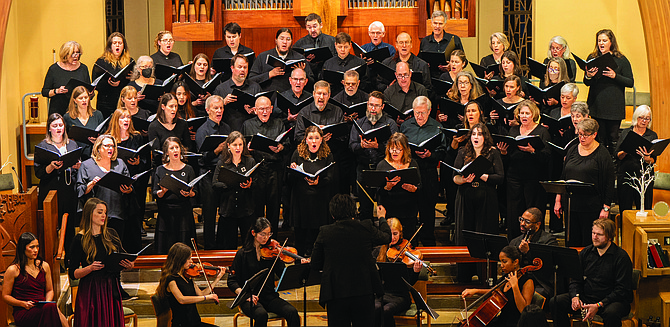 Magnolia Chorale performs during a December 2023 concert.