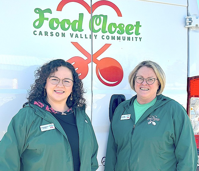 Cynthia Rodriguez and Traci Votel will co-direct the Carson Valley Community Food Closet.