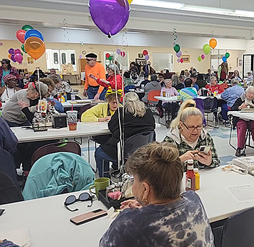 Over 100 people showed up to celebrate the Pleasant Senior Center’s 50th anniversary on March 29.