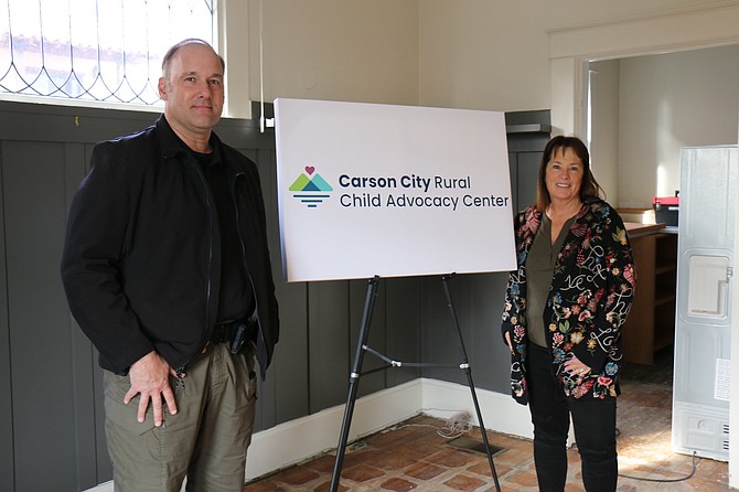 Carson City Sheriff’s Capt. Craig Lowe and Jan Marson, an occupational therapist and local philanthropist, launched the Carson City Rural Child Advocacy Center.