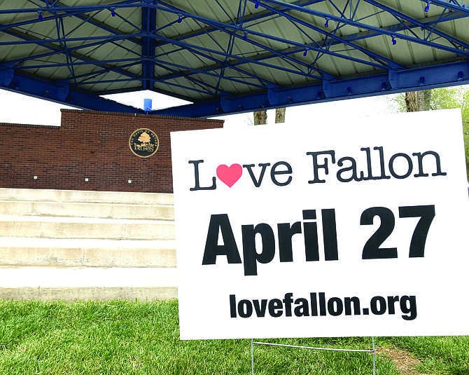 Love Fallon, a new city-wide volunteer event, begins at the Oats Park Pavilion on April 27 at 8:30 a.m.