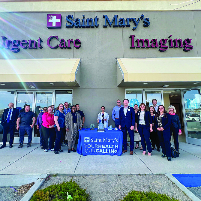 Saint Mary’s Health Network celebrated the opening of the North Valleys Primary Care clinic with a ribbon cutting ceremony last week.