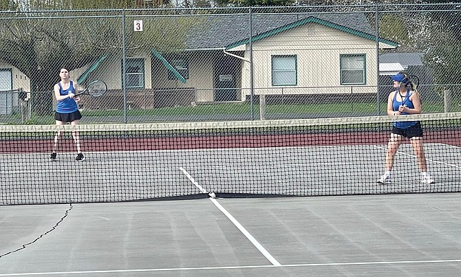 Eatonville's Jennavieve Smith and Megan Blake, in their No. 1 doubles debut, picked up a commanding 6-1, 6-2 win against Castle Rock.