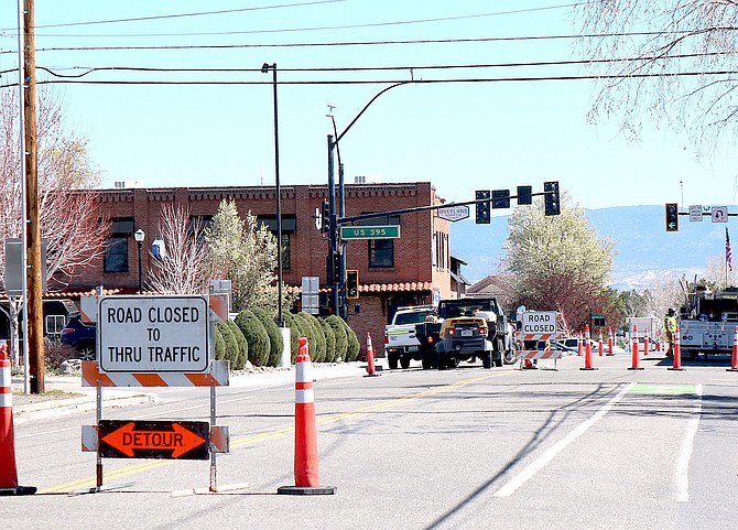 Gilman Avenue is expected to reopen after work this week closed it, according to Main Street Gardnerville.