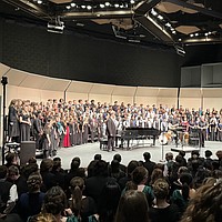 Carson all-state choral students recognized, sing with Emmy winner