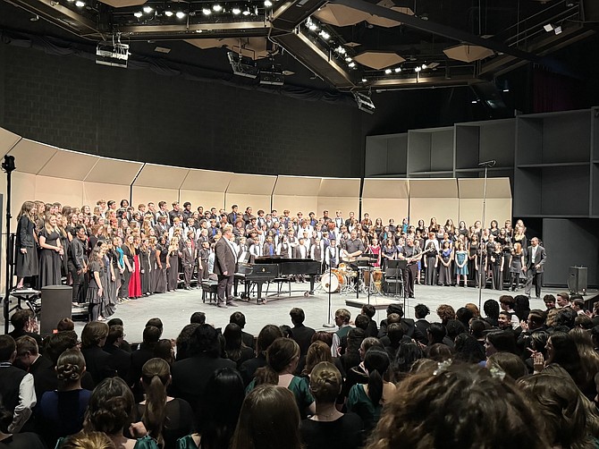 Students representing Carson High, Carson Middle and Eagle Valley Middle schools participated in the annual American Choral Directors Association Nevada All State Choir event at the University of Nevada Las Vegas.
