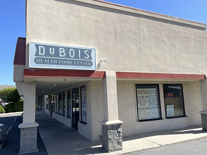 The DuBois Health Food Center storefront in north Carson City on May 1, 2024.
