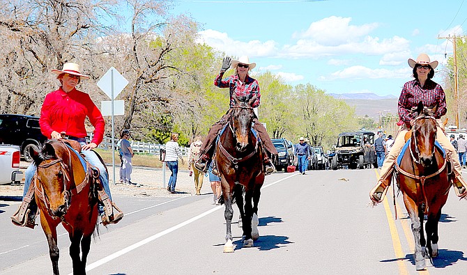 Riders in the Western Heritage Days second Invitational Horse Parade.