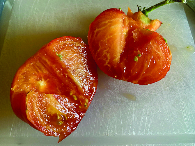 At the University District Farmer's Market, Cuore de Bue stands out.