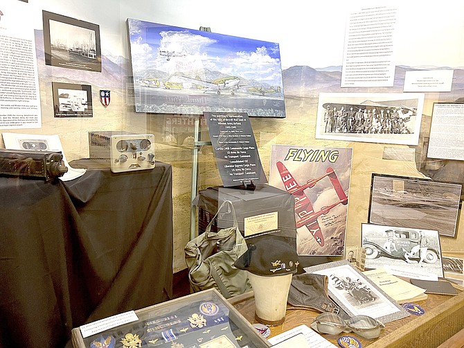 The Minden-Tahoe Airport exhibit at the Carson Valley Museum & Cultural Center.