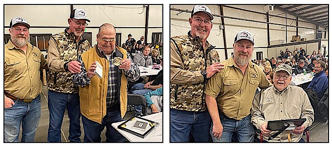 Steve Erb and Phil McKinnon  were honored with Legacy awards for their contributions to chukar hunting.