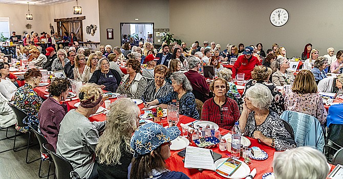 Douglas County Republican Women heard all six active Douglas County Commission candidates on May 1. Photo special to The R-C by Paige Shaw
