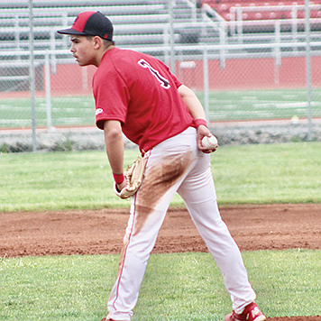 Pershing County sophomore Ayden Montes pitches against Silver Stage on Saturday in Lovelock.