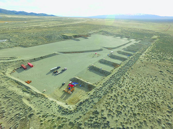 An aerial view of the range that will host the Area 1 Championships