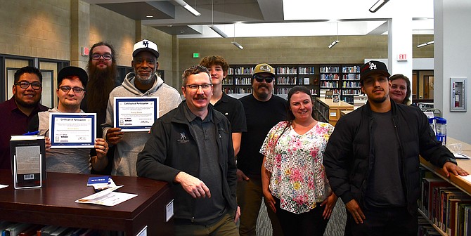 Students are recognized in the Workforce Success Ceremony presented by the Nevada Office of Workforce Innovation at WNC on May 2.