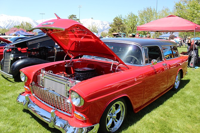 A 1955 Bel Air Nomad owned by Minden residents Rick and Nina Wright won the Chevy 1955, ’56, ’57 category at last year’s Big Mama’s Car Show.