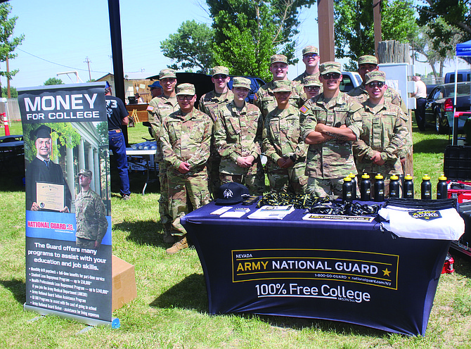 The Nevada Army National Guard was out in force at the 2023 Fallon Armed Forces Day.